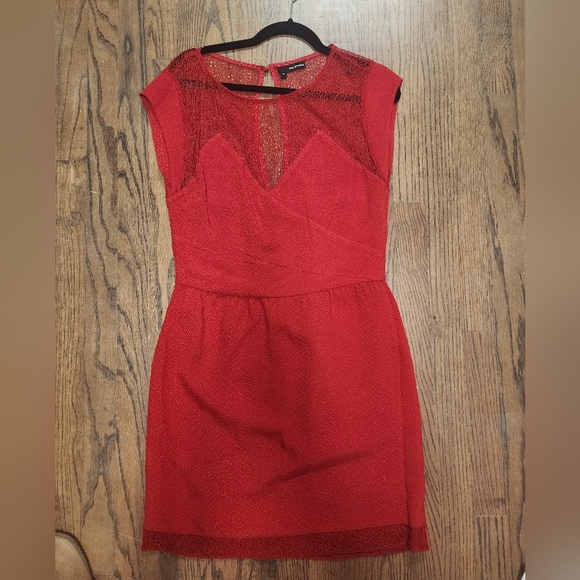 NWOT The Kooples Red Cocktail Dress - Picture 1 of 11